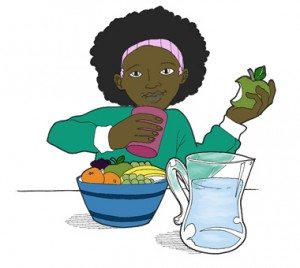 girl-eating